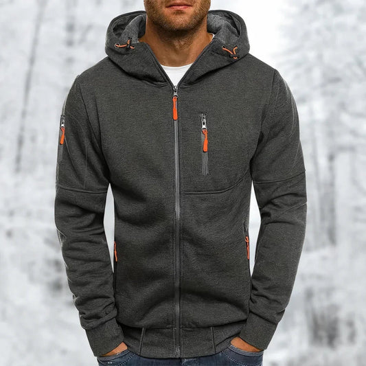 Maverick Men's Hooded Jacket | High-Quality Fabric, Stylish Design 1