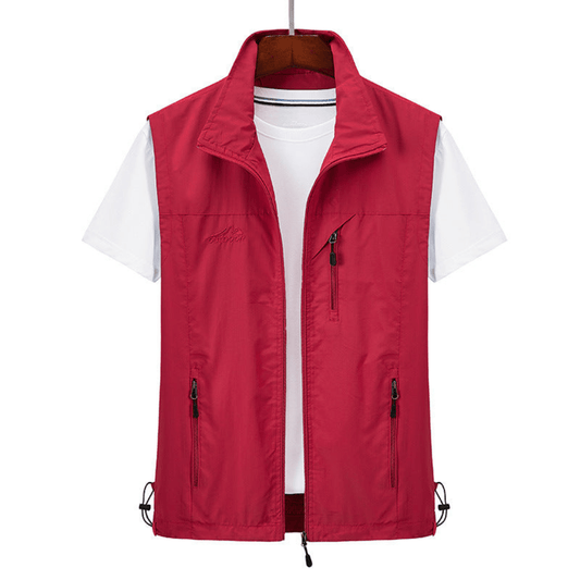 Maverick Men's Vest | Stand-Up Collar, Versatile Style 1