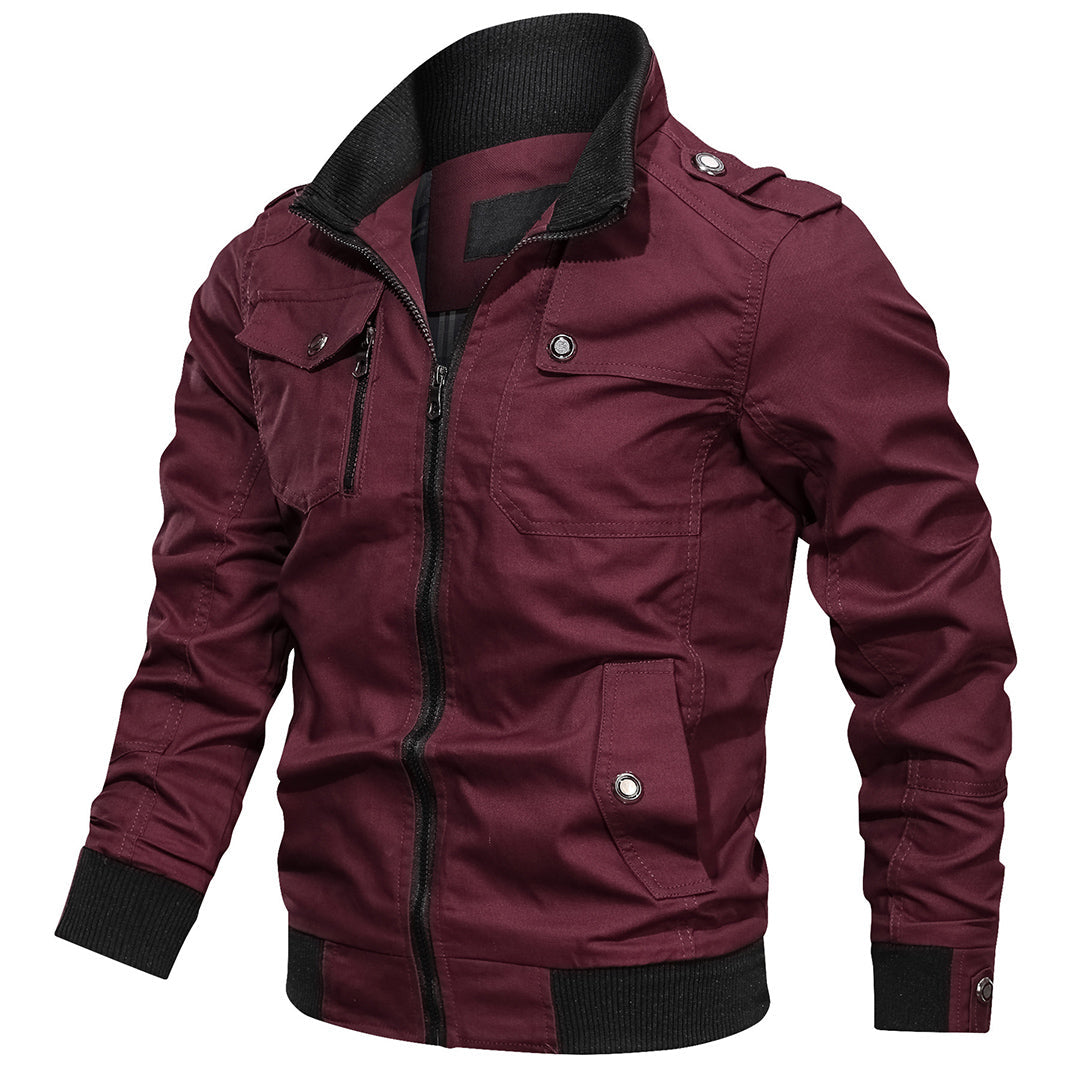 Milo Men's Jacket | Utility Design, Ribbed Cuffs, Versatile Style 5