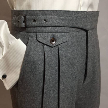 Moryam Men's Trousers | High Waist, Formal Style 1