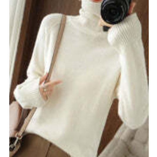 Nikki Women's Sweater | Elegant Turtleneck, Cozy Fit 1