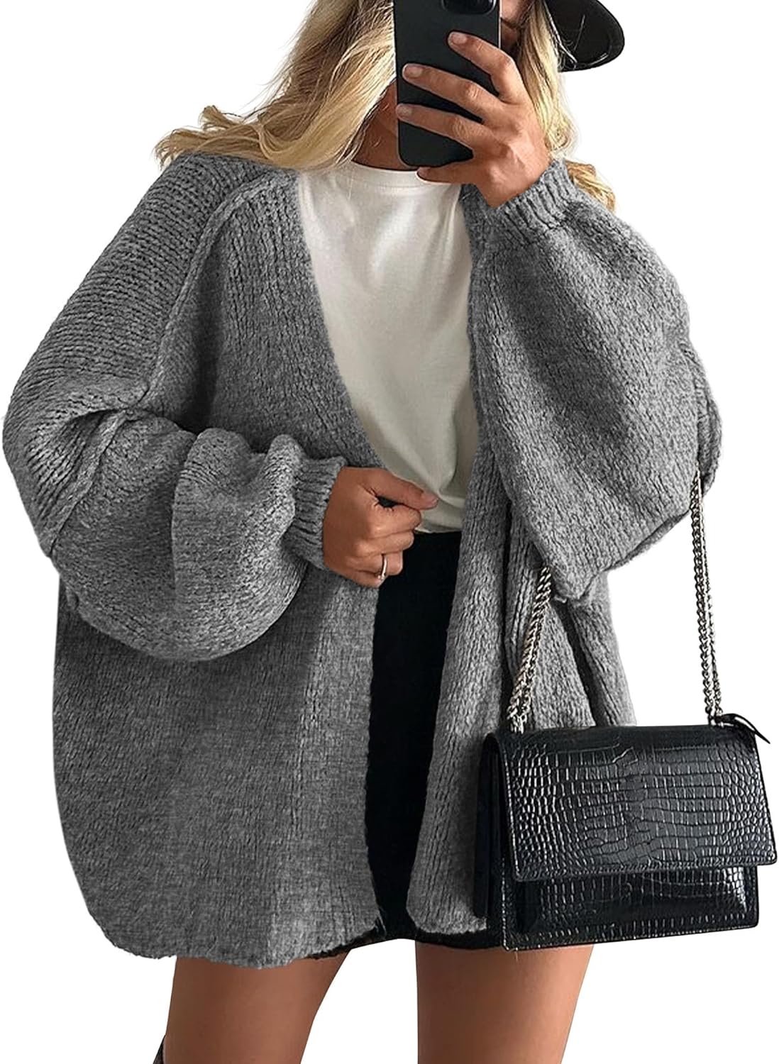 Nora Women's Loose Knit Cardigan | Relaxed Fit for Spring 4