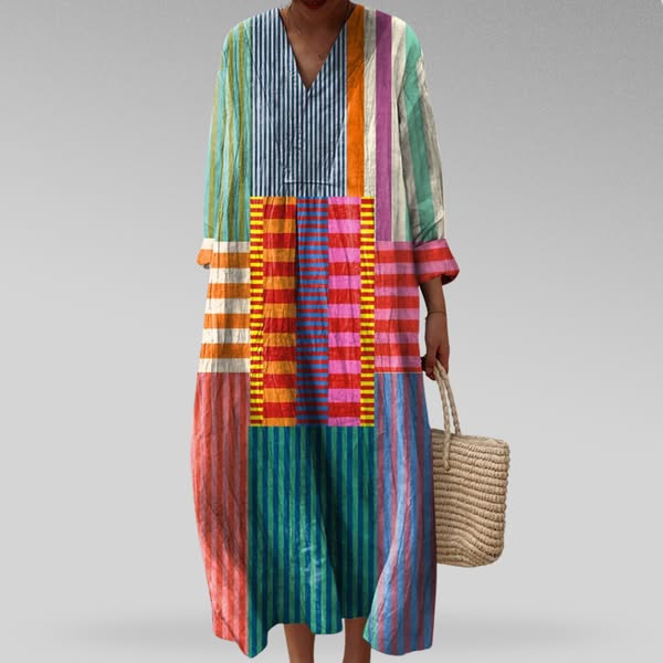 Olivia Women's Geometric Dress | Premium Fabric, Versatile Style 1