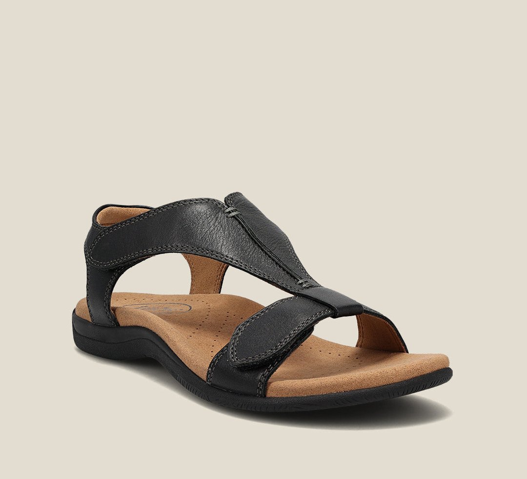 Oriana Women's Sandals | Memory Foam Comfort, T-Strap Design 8