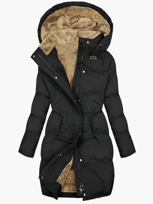 Poppy Women's Winter Coat | Hooded Padded Design 1