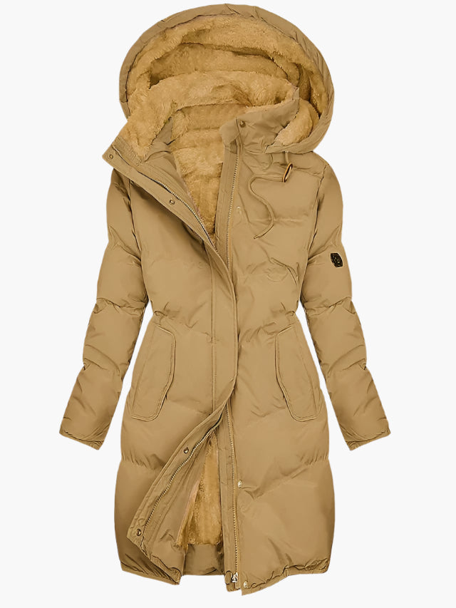 Poppy Women's Winter Coat | Hooded Padded Design 2