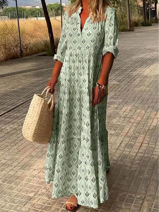 Rosa Women's Summer Dress | Light Fabric, Romantic Style 1