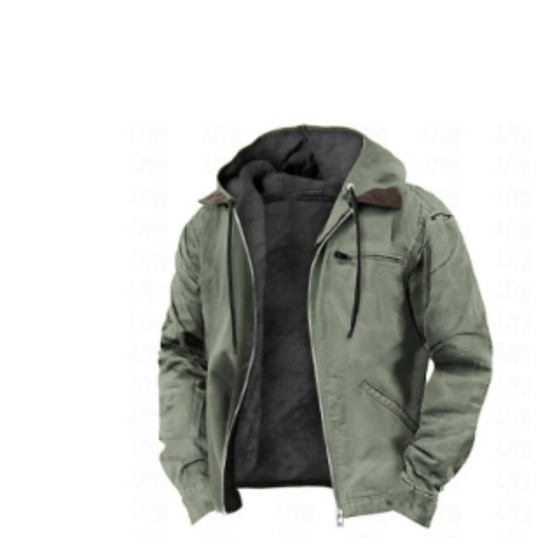 Ryder Men's Hooded Jacket | Classic Style, Cozy Warmth 6