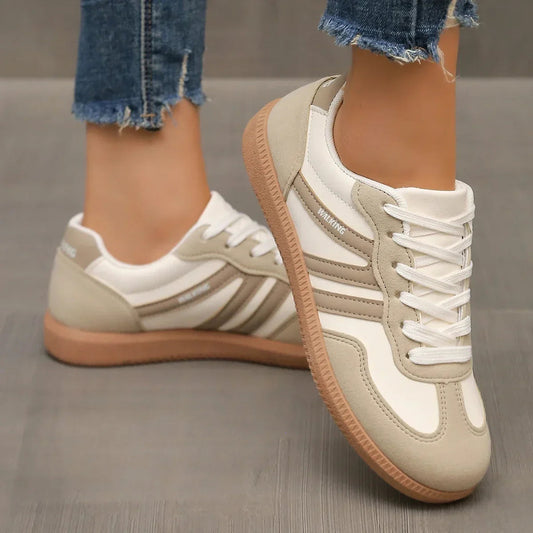 Sienna Women's Sneakers | Trendy Animal Print, Casual Lace-Up 1