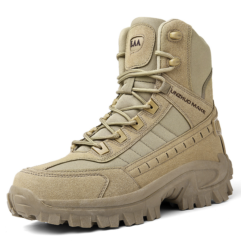 Talon Men's Tactical Work Boots | Waterproof Suede, Non-Slip Safety Boots 8