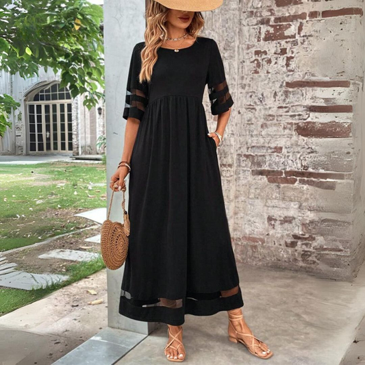 Trixie Women's Maxi Dress | Cotton Blend, Elegant Silhouette 1