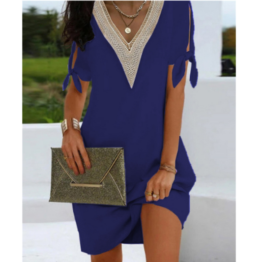 Vera Women's Tunic Dress | V-Neck, Versatile Mini 1