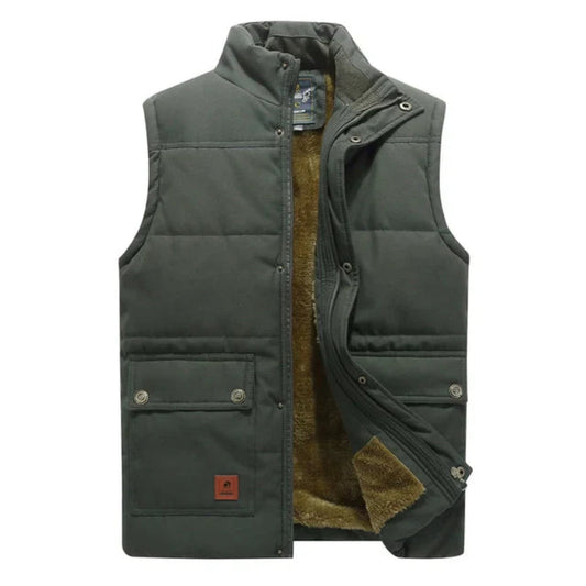 Wade Men's Fleece Vest | Insulated, Black, Versatile Layering 1