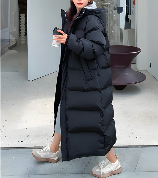 Wendy Women's Long Jacket | Insulated, Windproof, Fleece-Lined Pockets 1