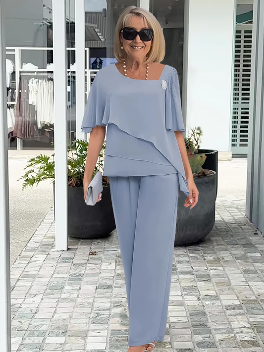Winnie Women's Two-Piece Set | Lightweight Fabric, Chic Design 1