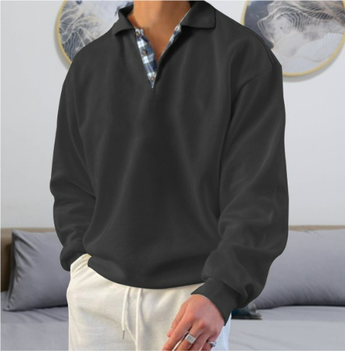 Wyn Men's Quarter Zip Sweater | Comfortable Warmth, Stylish Collar 9