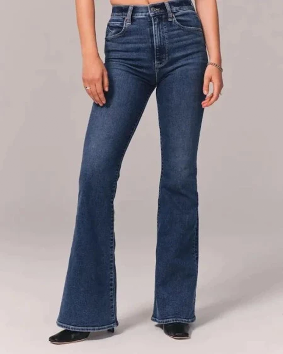 Zara Women's Flared High-Waisted Jeans | Chic Denim Essential 5