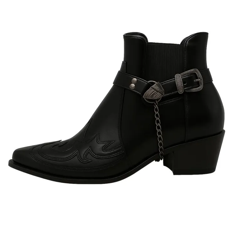 Ace Men's Ankle Boots | Slip-On Convenience, Stylish Design 0