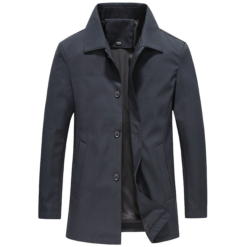 Aero Men's Jacket | Slim Fit, Button Closure, Casual Winter Coat 2