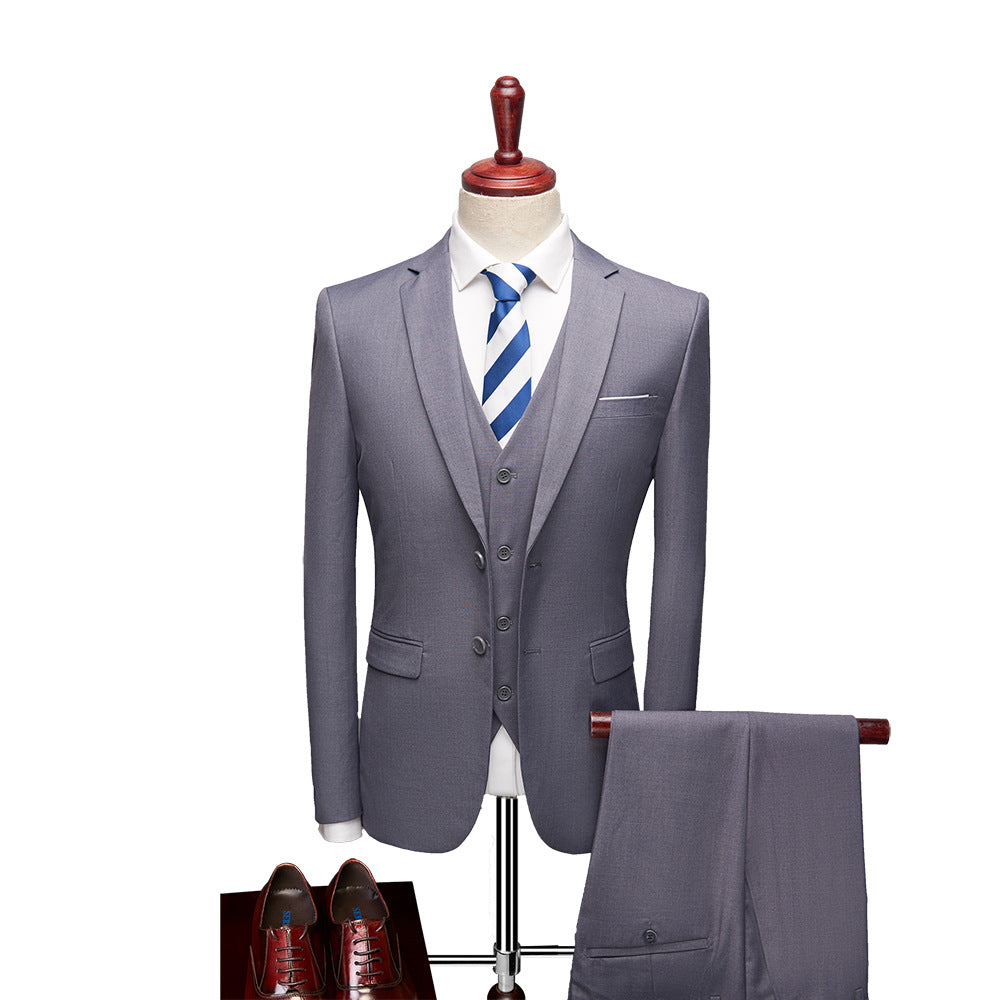 Aidan Men's Formal Vest Blazer Set | Classic Three-Piece Ensemble 4