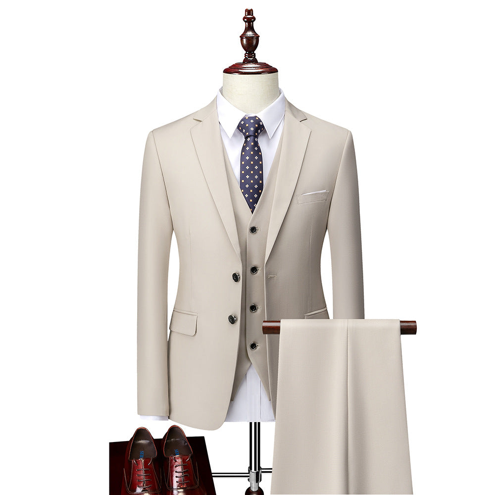 Aidan Men's Formal Vest Blazer Set | Classic Three-Piece Ensemble 5