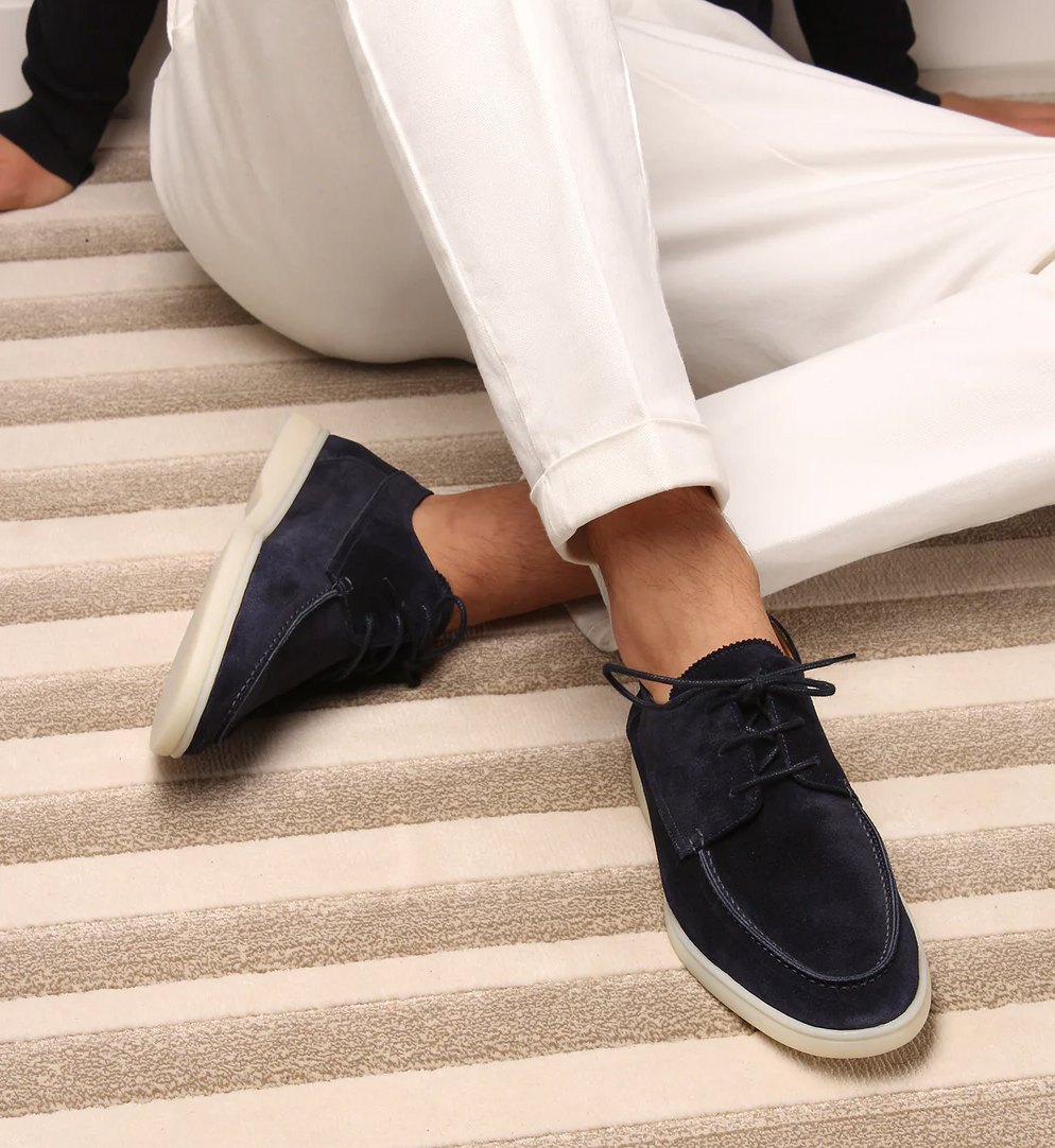 Aiden Men's Casual Loafers | Soft Faux Suede, Flexible Sole 0