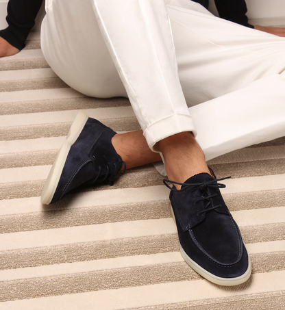 Aiden Men's Casual Loafers | Soft Faux Suede, Flexible Sole 0