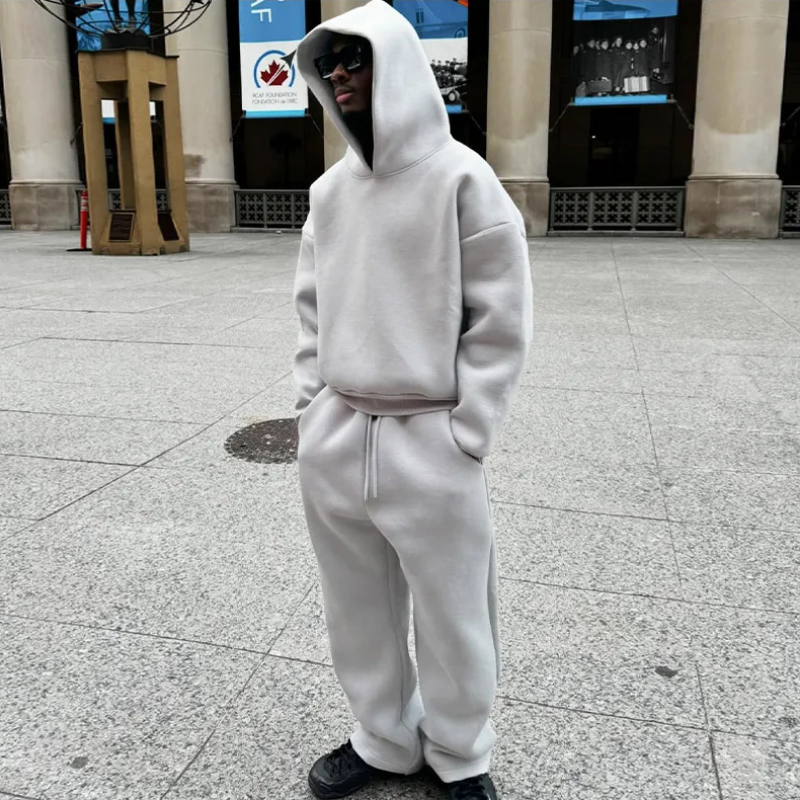 Aiden Men's Hooded Sweater Set | Minimalist Design, Casual Comfort 0