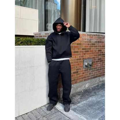 Aiden Men's Hooded Sweater Set | Minimalist Design, Casual Comfort 6