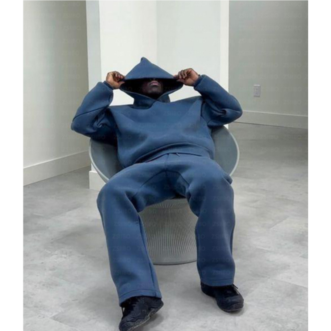 Aiden Men's Hooded Sweater Set | Minimalist Design, Casual Comfort 7