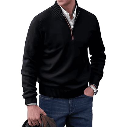 Aiden Men's Zip-Up Sweater | Comfortable Casual Style 1