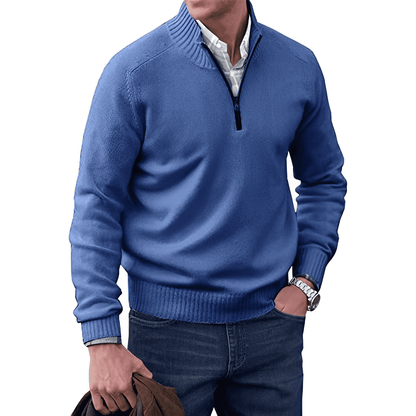 Aiden Men's Zip-Up Sweater | Comfortable Casual Style 9