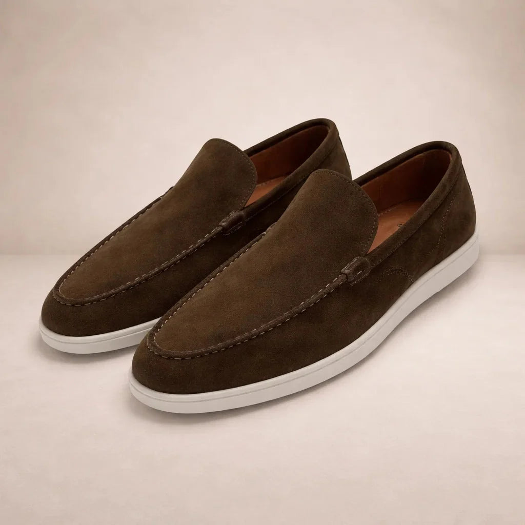 Alden Men's Brown Loafers | Leather Upper, Casual Comfort 3