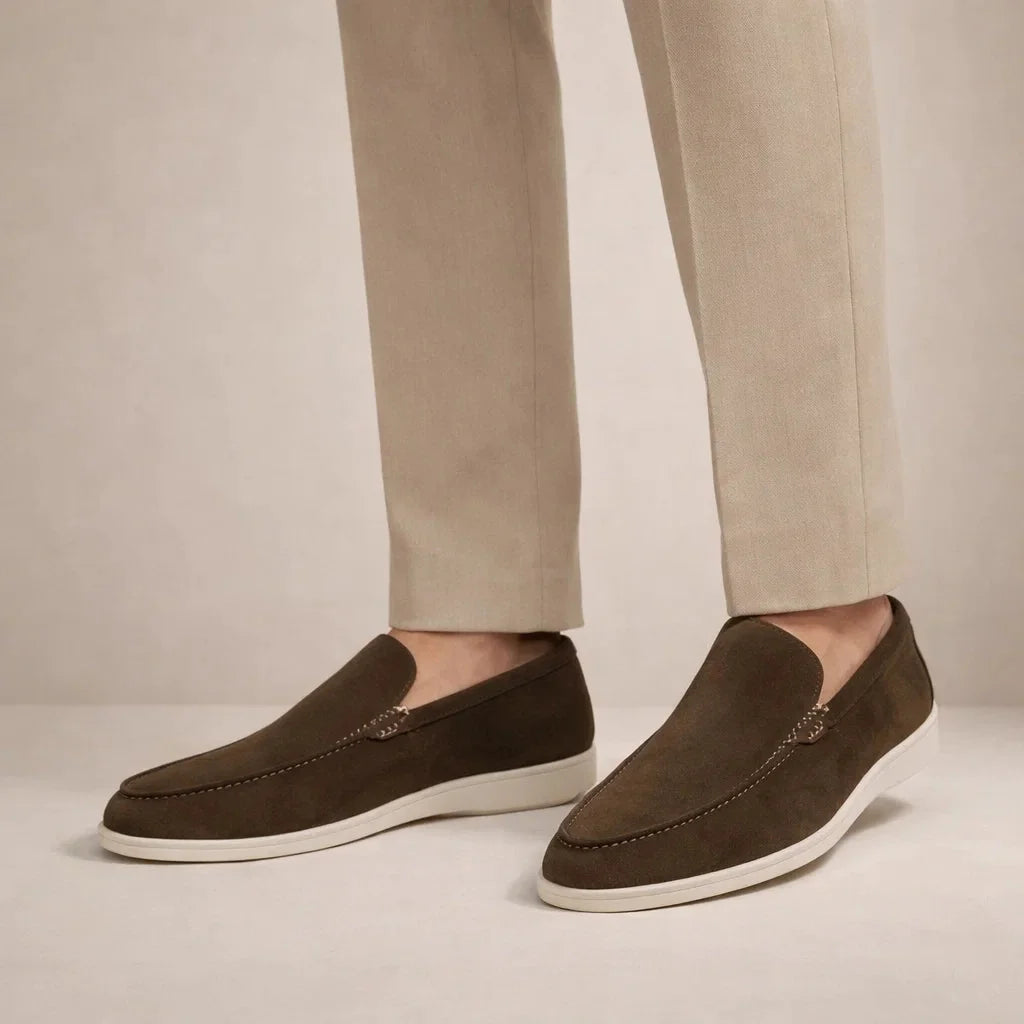 Alden Men's Brown Loafers | Leather Upper, Casual Comfort 4