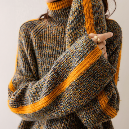 Amoura Women's Oversized Sweater | Cozy Knitted Fabric, Relaxed Fit 0