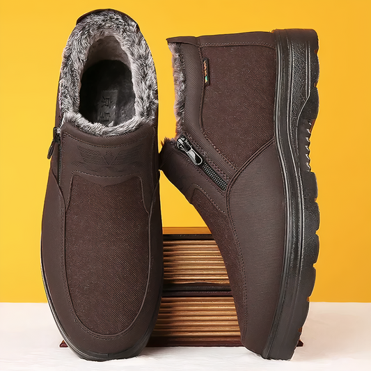 Arden Men's Winter Boots | Waterproof Leather, Orthopaedic Support 1