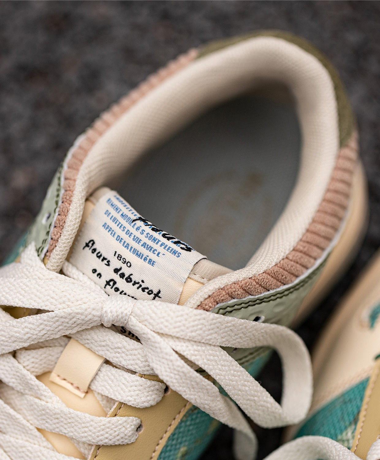 Arden Unisex Art Sneakers | Almond Blossom Print, Comfortable Fit 7