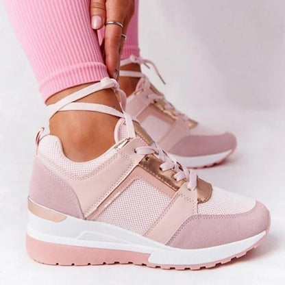 Arden Women's Sneakers | Breathable White Comfort, Raised Sole 3