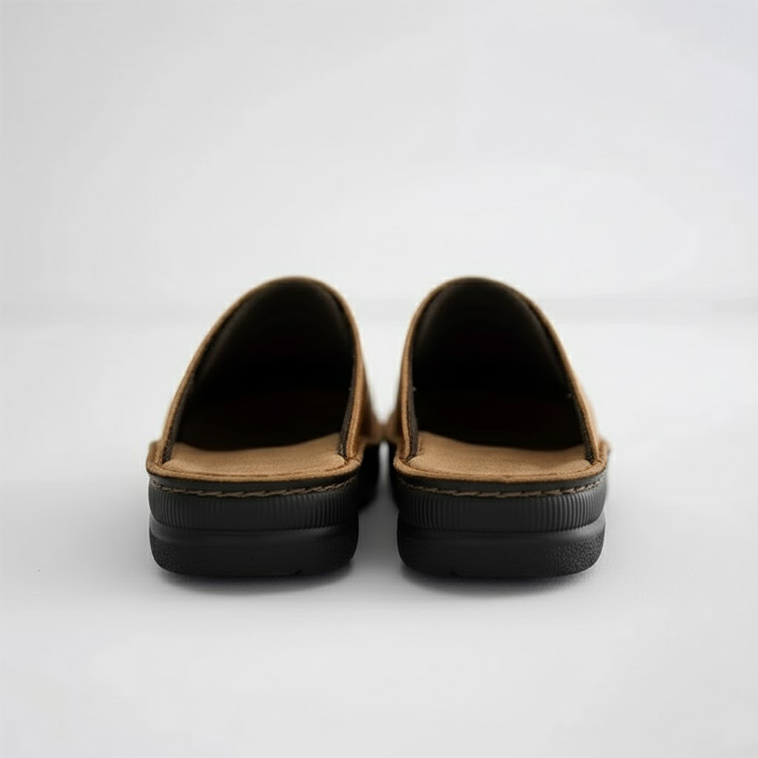 Ari Men’s Slip-On Clogs | Premium Leather, Orthopaedic Support 3
