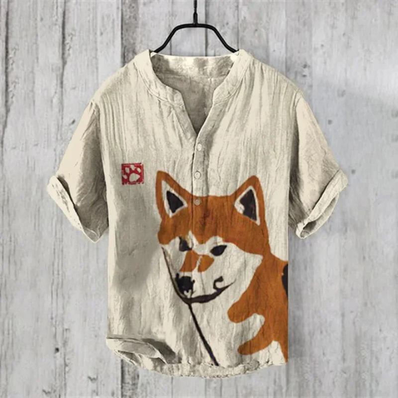 Ari Men's Summer Shirt | Artistic Print, Casual Style 10
