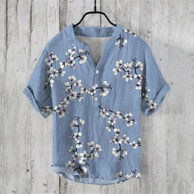 Ari Men's Summer Shirt | Artistic Print, Casual Style 5
