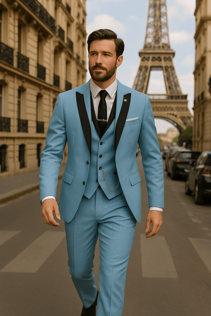 Ari Men’s Three-Piece Suit | Tailored Fit, Elegant Design 4