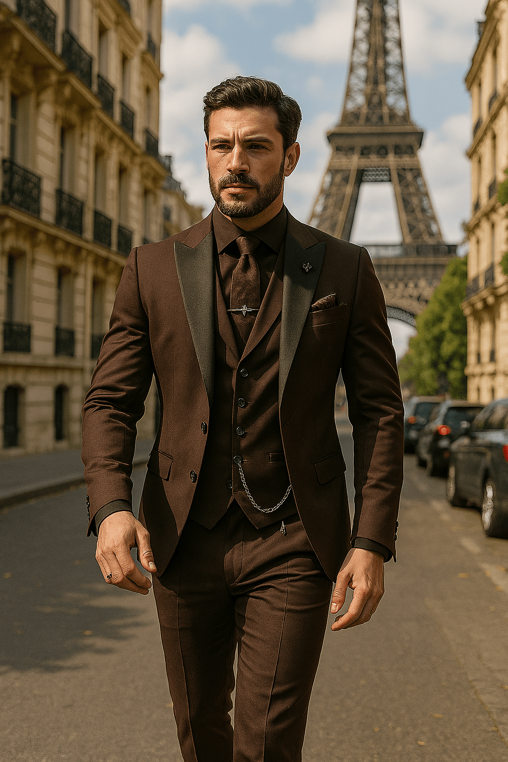 Ari Men’s Three-Piece Suit | Tailored Fit, Elegant Design 5