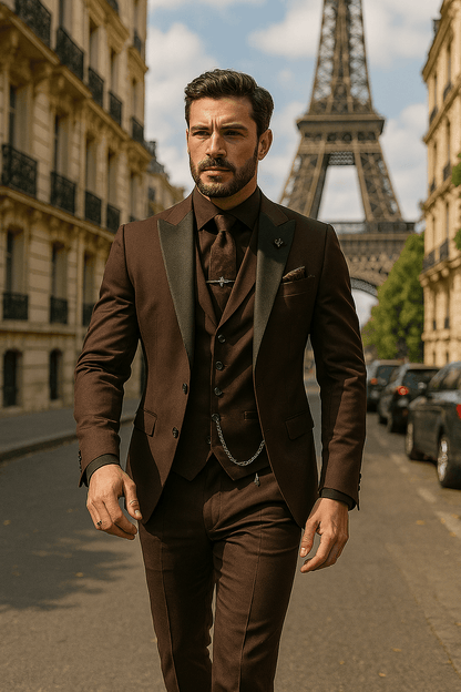 Ari Men’s Three-Piece Suit | Tailored Fit, Elegant Design 5