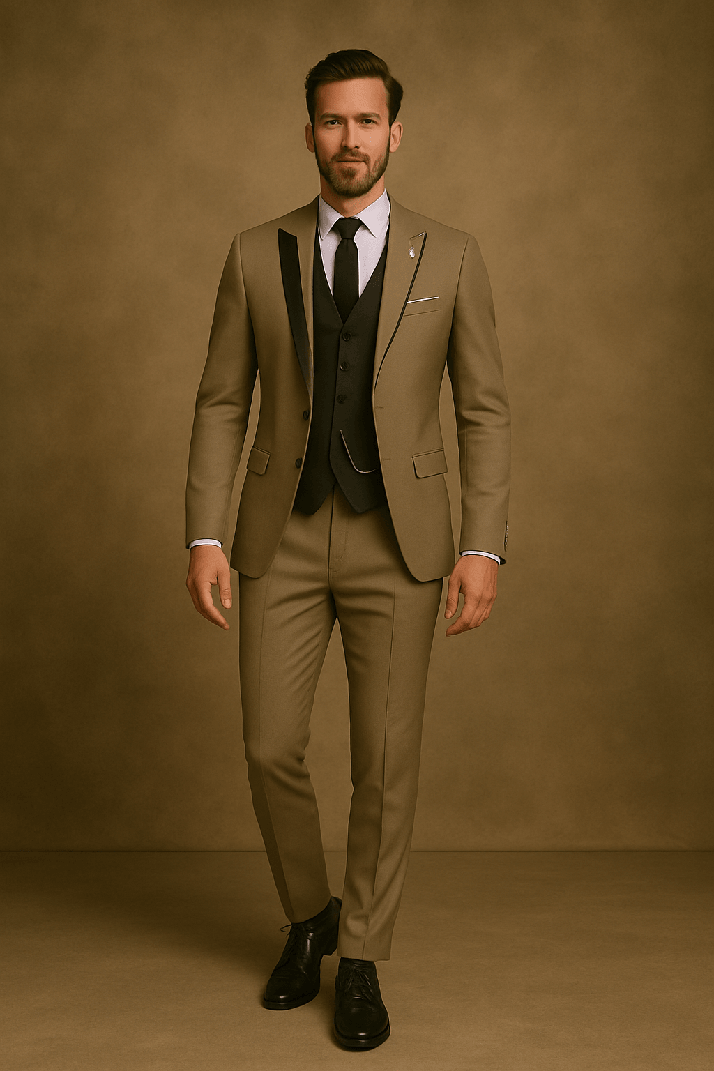 Ari Men’s Three-Piece Suit | Tailored Fit, Elegant Design 8