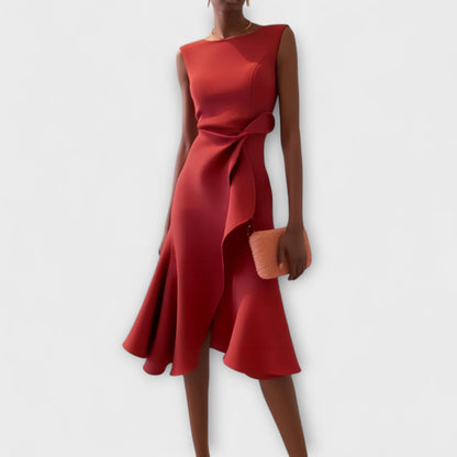 Ariane Women's Midi Dress | Elegant Flowing Fabric, Perfect For Special Occasions 0