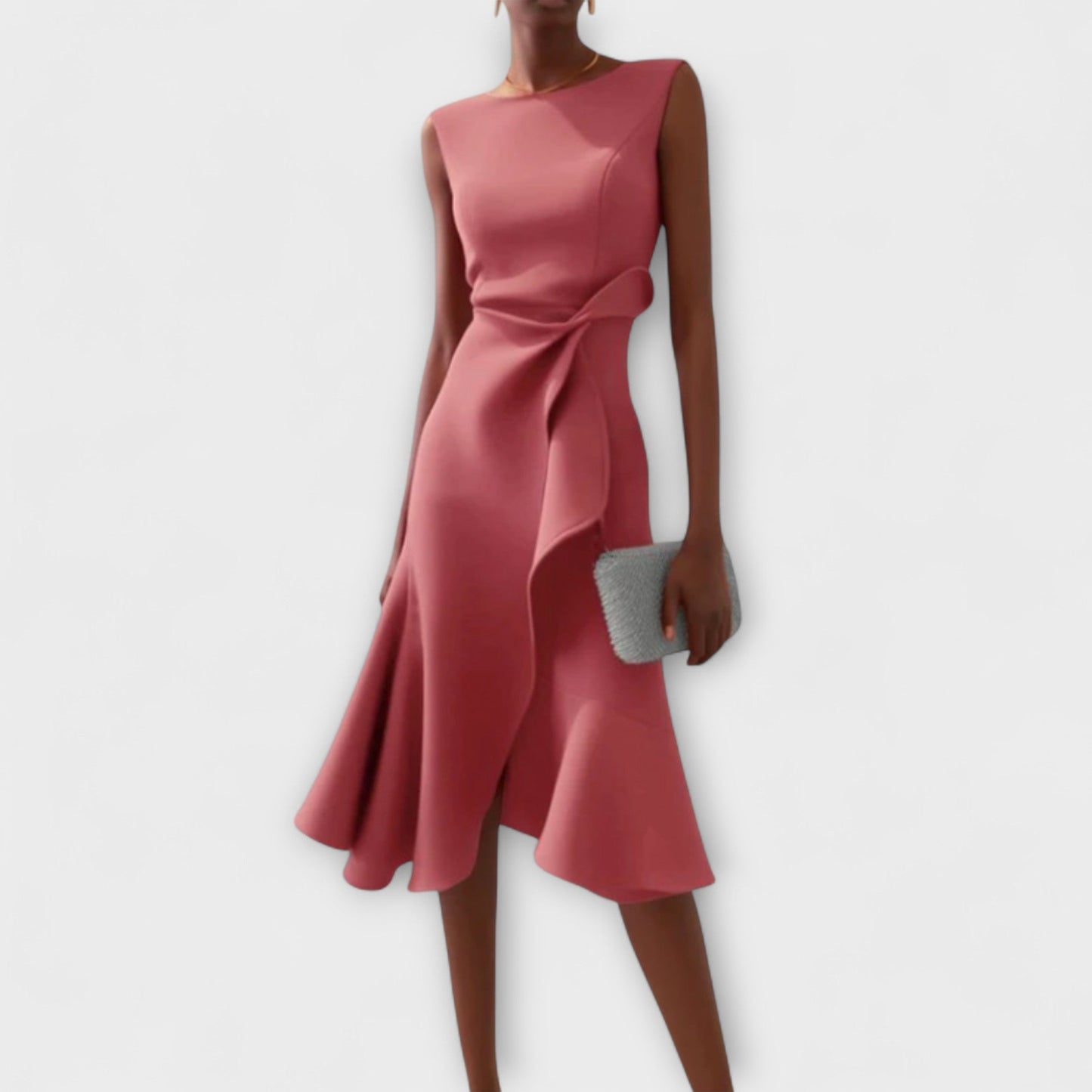 Ariane Women's Midi Dress | Elegant Flowing Fabric, Perfect For Special Occasions 3