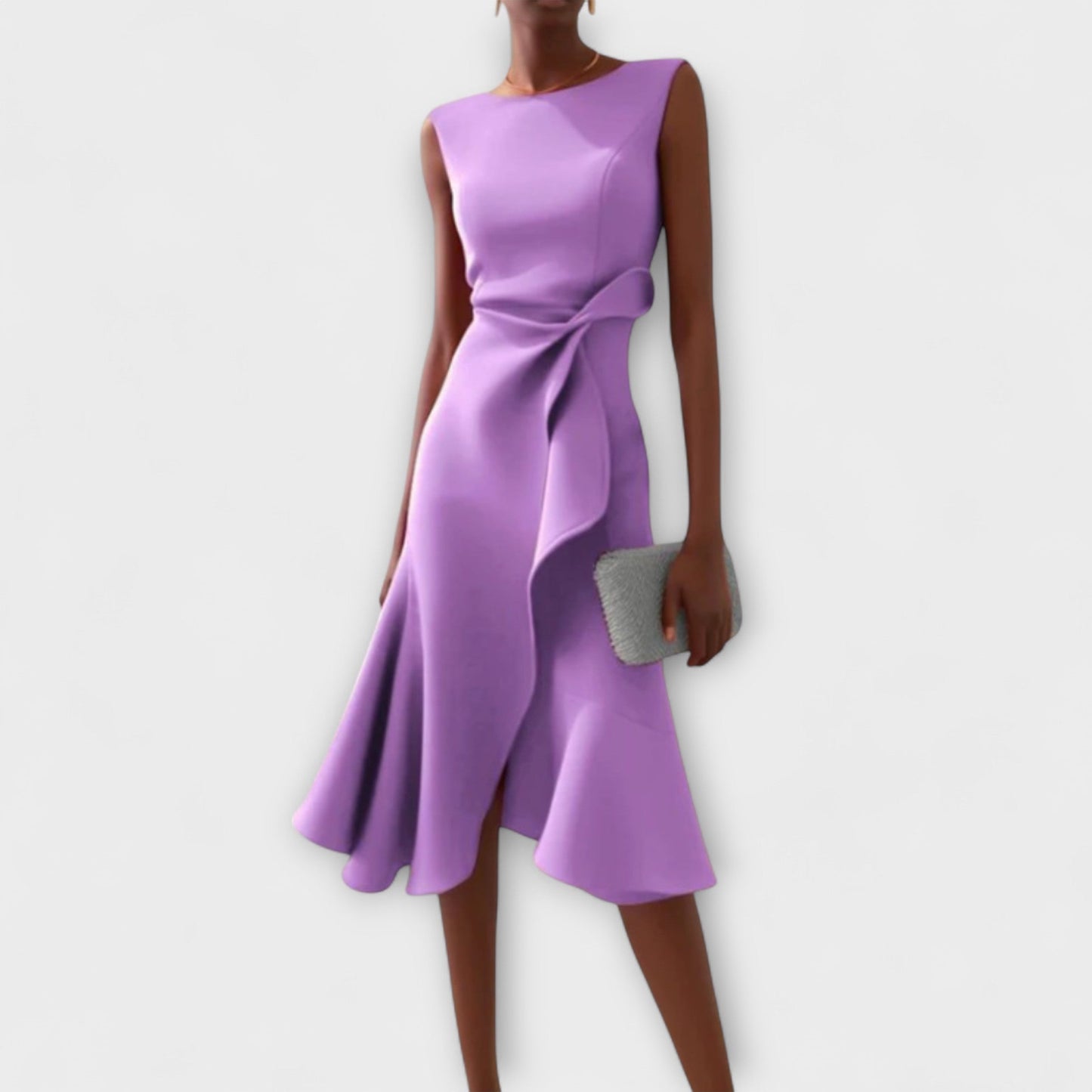 Ariane Women's Midi Dress | Elegant Flowing Fabric, Perfect For Special Occasions 5