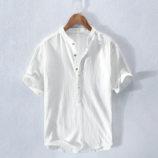 Ava Men's Amalfi Shirt | Cotton Blend, Casual Henley 0