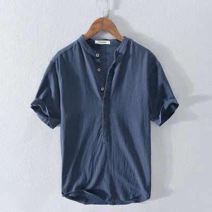 Ava Men's Amalfi Shirt | Cotton Blend, Casual Henley 2